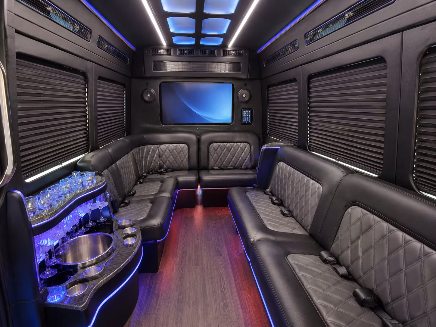 bronx party bus interior